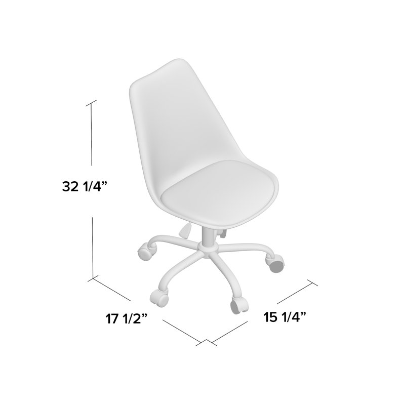 Chaise de travail Emerson, Mauve