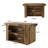 55-Inch Bar Table with Storage