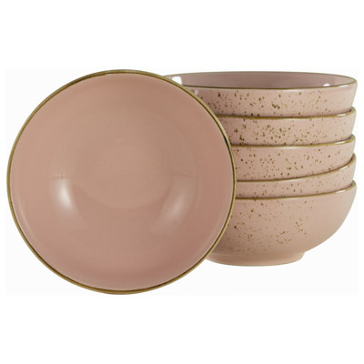 NATURE COLLECTION, Rosé, Geschirrset, Mehrzweckschale 6 teilig