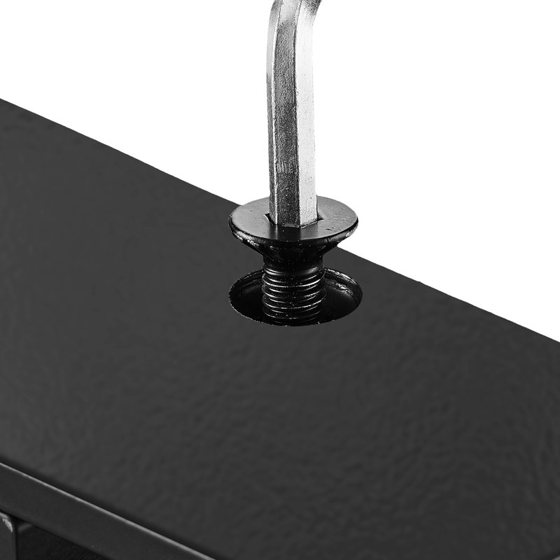 Serre en verre VEVOR, support de balustrade rectangulaire en verre 4 pièces