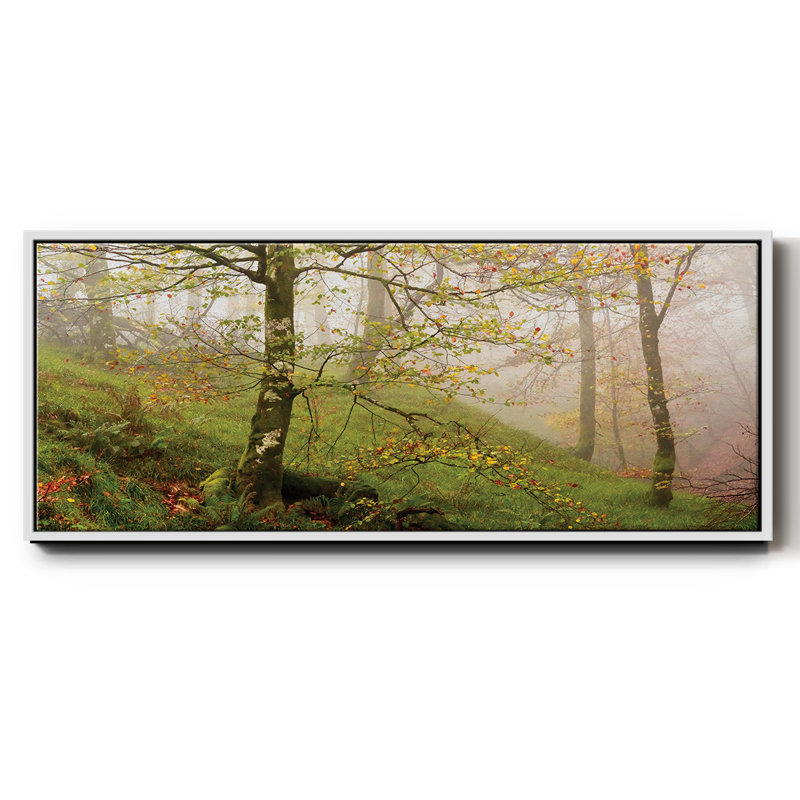 Printemps ou toile encadrée, H 12 po x l 30 po