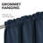 Deconovo 100 Percent Blackout with Liner Rod Pocket Curtain Panel Pair-75196910-75196899