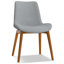 Chaise de salle à manger rembourrée en tissu de style moderne Mid-Century Loretta-707273737
