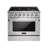 Empava 36" 5.2 Cubic Feet Slide-In Range