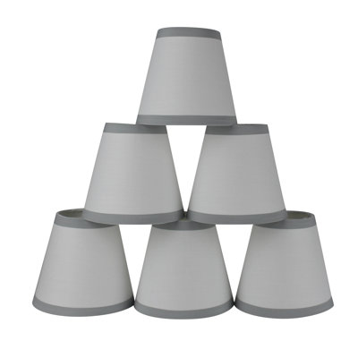 4.5'' H Cotton Empire Candelabra Shade