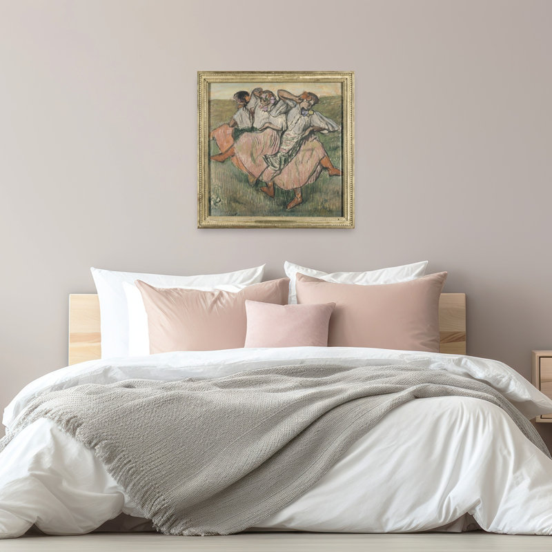 Three Russian Dancers Traditional Contemporary Wall Art Print, 81.28cm H x 81.28cm W