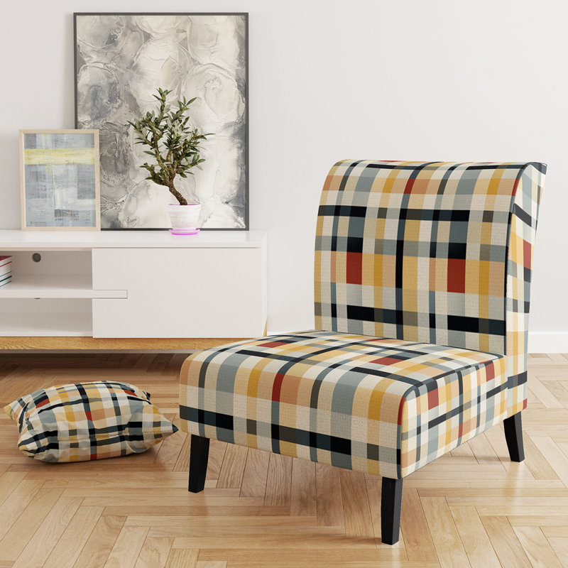 Fauteuil de chambre rembourré noir et crème Sophistication - Fauteuil de chambre rembourré Farmhouse