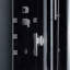 Douche à vapeur pour porte pivotante 39,3" x 35,4" x 89,2" avec configuration sur le côté gauche platinum
