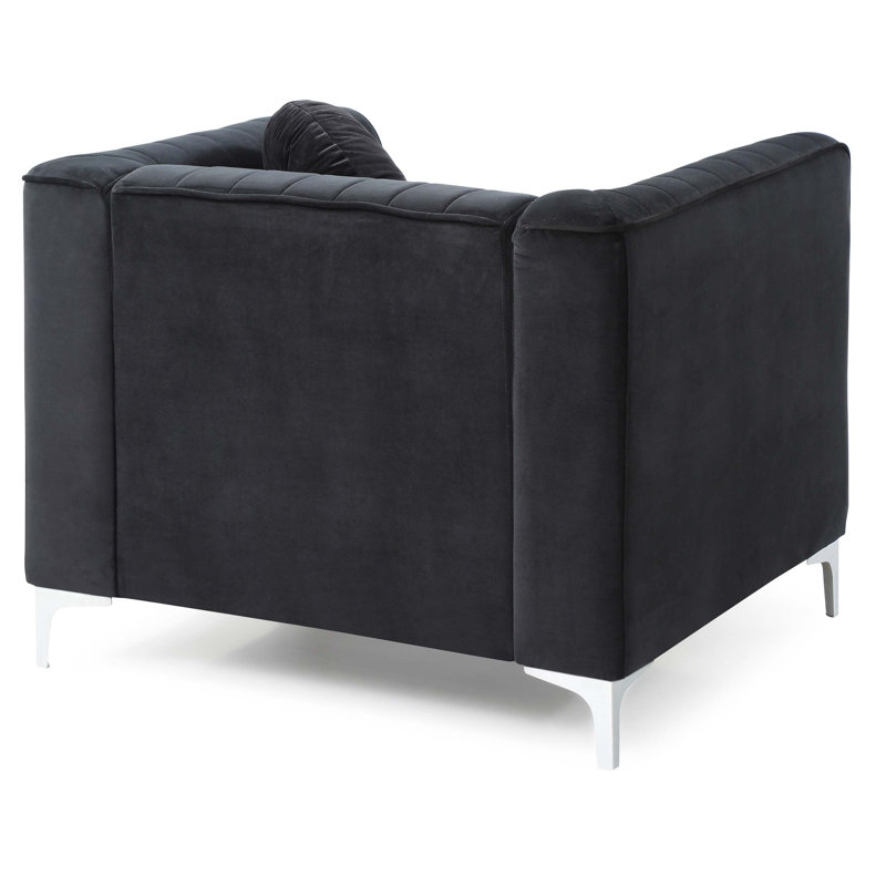 Fauteuil incliné Sleek Modern, Noir