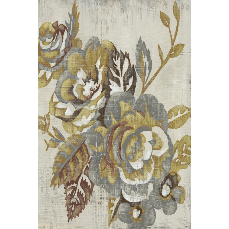 Honeyed Blooms II by Chariklia Zarris - Wrapped Canvas Painting, 46cm H x 30cm W x 3.8cm D