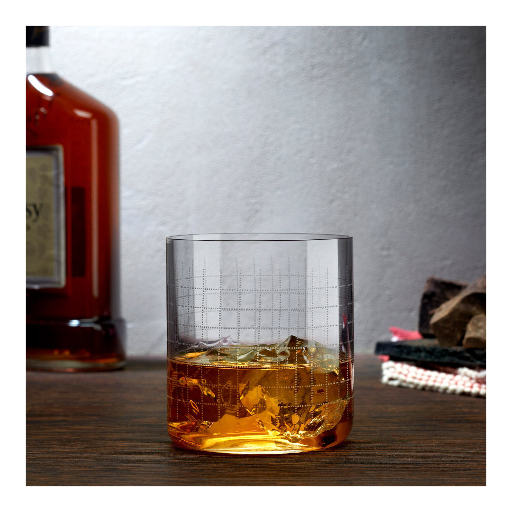 Finesse Set of 4 Lead Free Crystal Glasses, 10.14 Oz