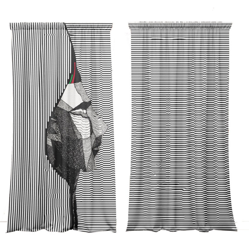 Duhon Blackout Curtain Panel Pair, Width 147 x Drop 300cm