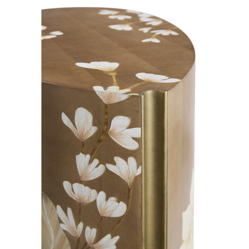 Bouquet End Table, Toasted Cashew
