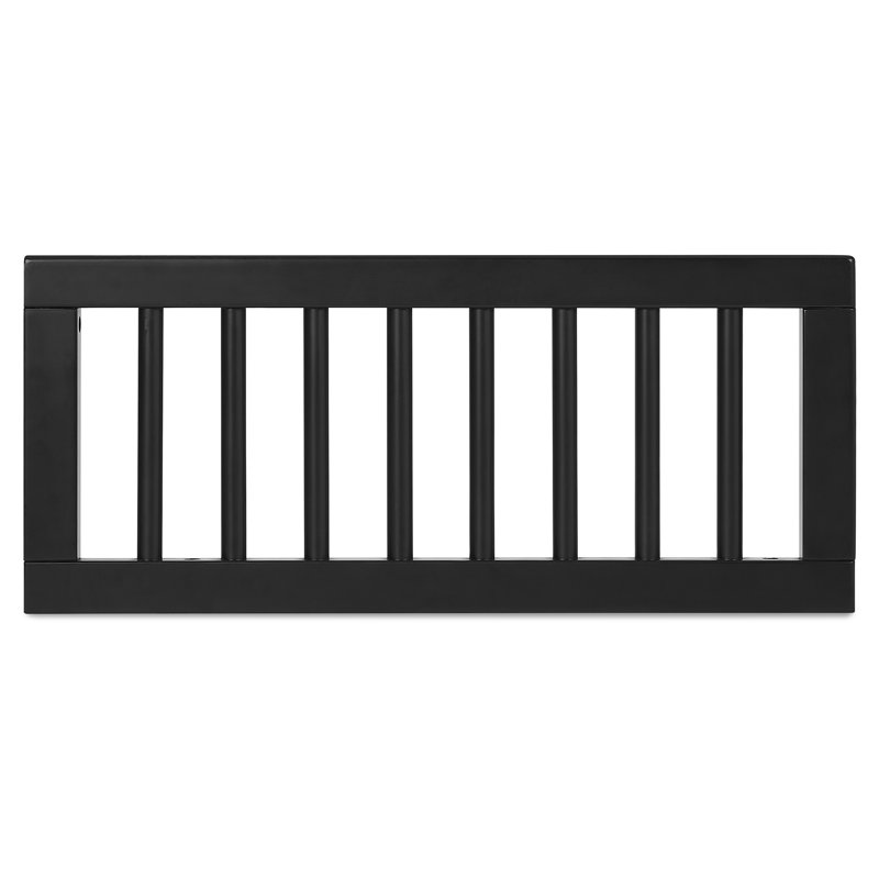 Aspen Toddler Guardrail, Black, Black