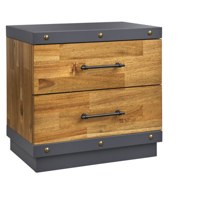 Eno Solid + Manufactured Wood Nightstand by Millwood Pines