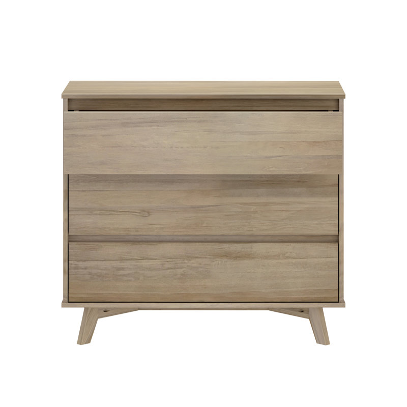 Commode 3 tiroirs Brubaker, Blond