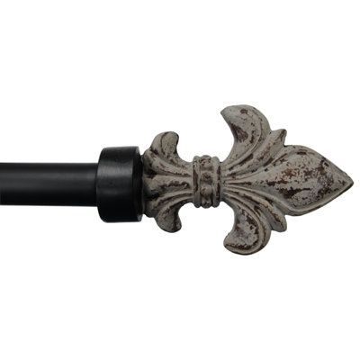 Sandpoint Adjustable Single Curtain Rod