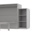 Grand lit escamotable avec tiroirs et tablettes de rangement spacieux-232038218-232038220