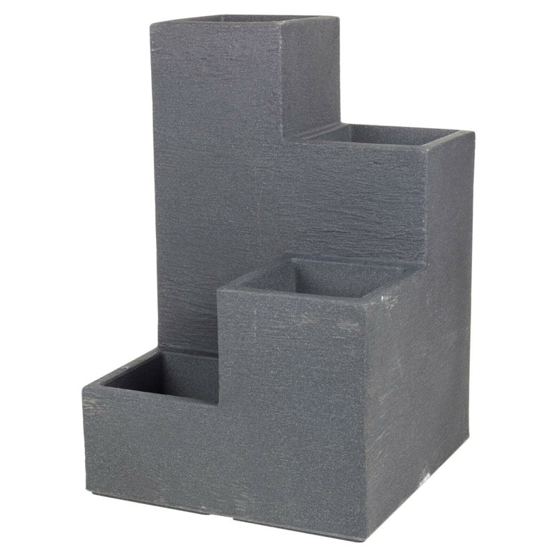 Eilerman Pot Planter, Dark Grey