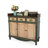 Green Solid Wood Shoe Storage Bench