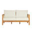 Ensemble de canapé d'extérieur 4 pièces avec coussins et table basse - Structure en bois d'acacia-132691404