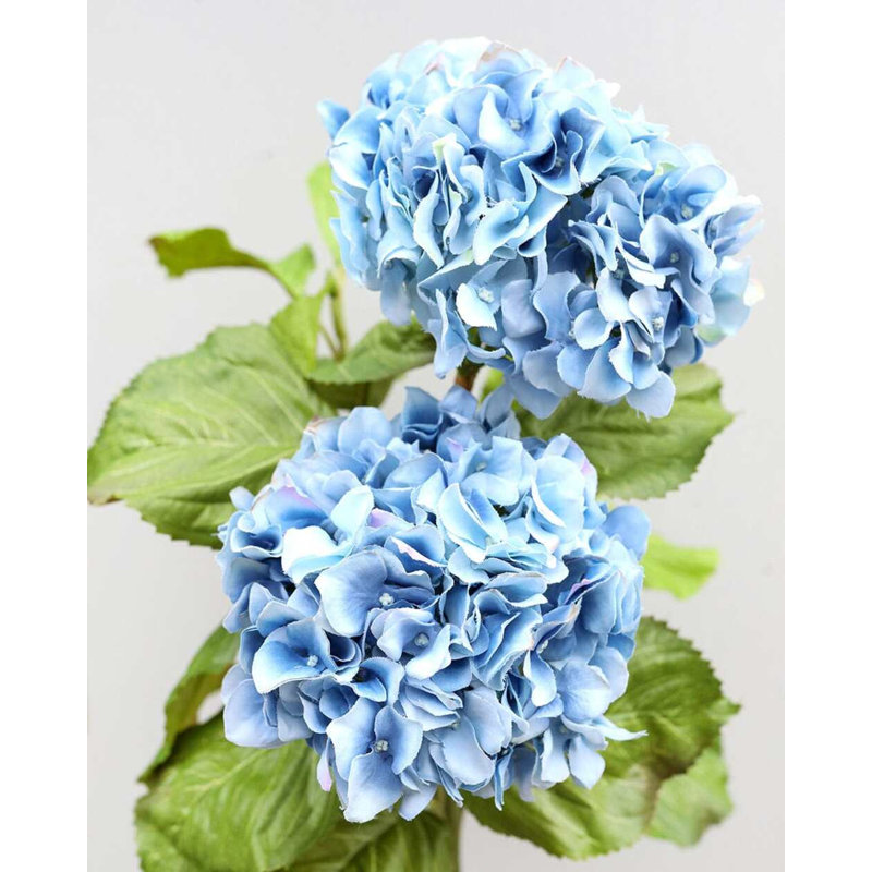 Green Double Hydrangea 36", Blue/Purple