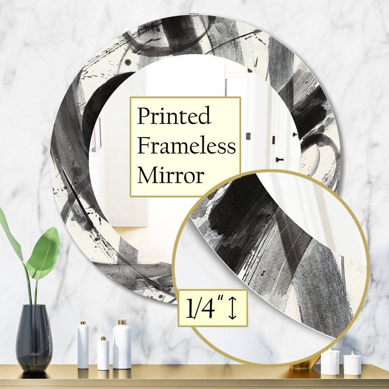 Miroir mural Minimalistic Roller III, H 31,5 po x l po
