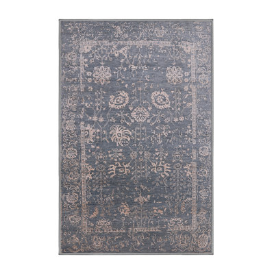 Tapis oriental brun clair / bleu Hainesville