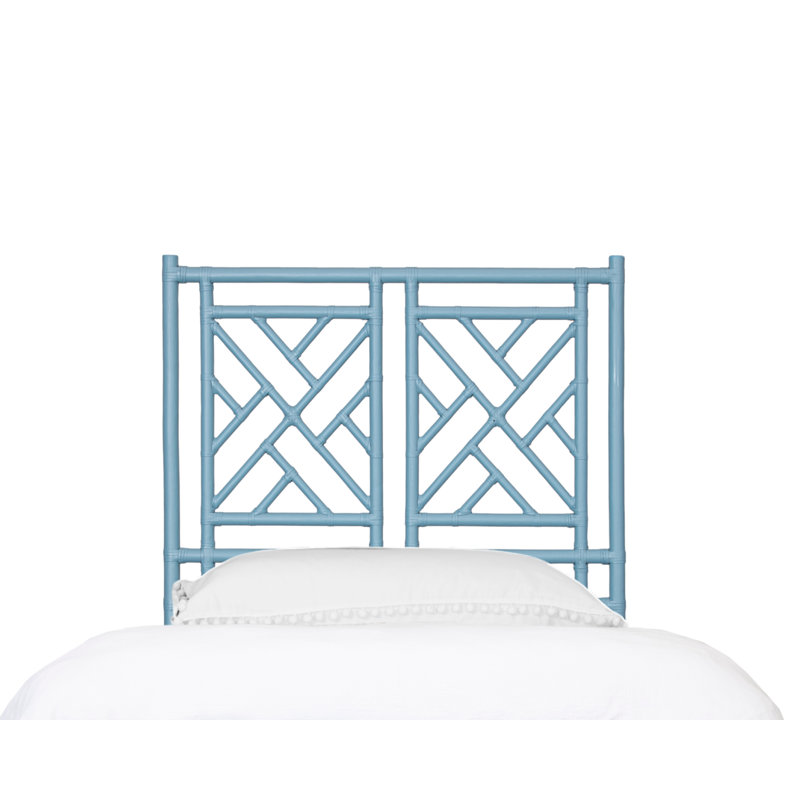 Chippendale Headboard, Twin, Pool Blue
