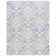 Ferrera Ikat Handmade Tufted Wool Blue / Ivory Area Rug