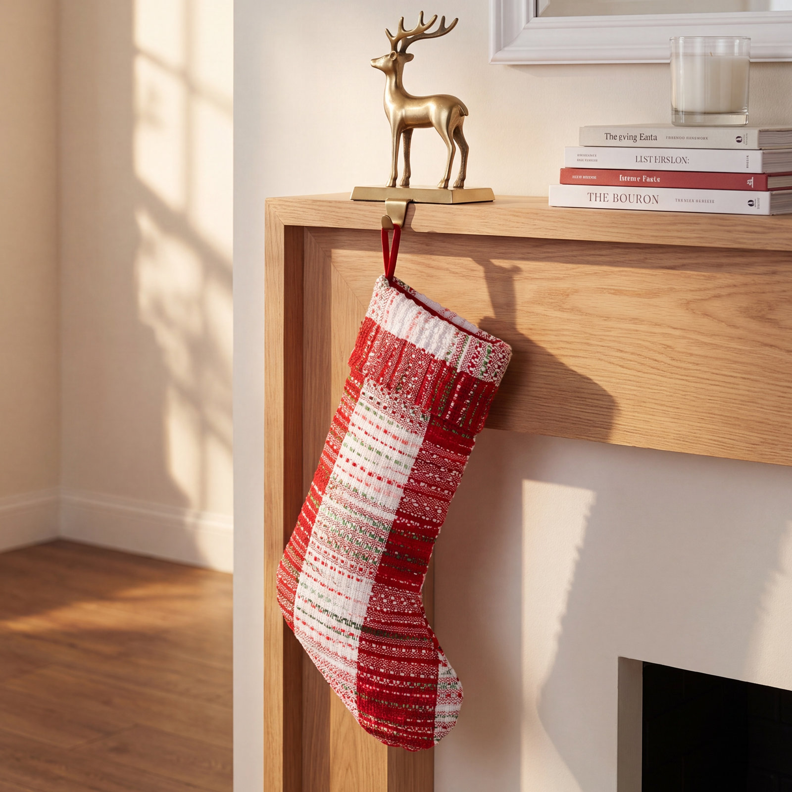 Christmas Woven Mélange Stocking
