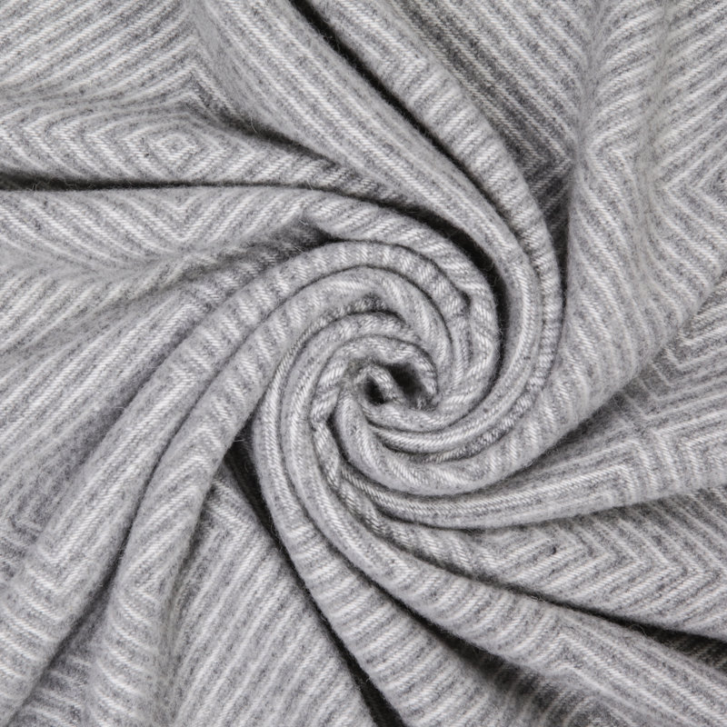Merino wool blanket Gurekam, Gray