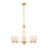 Kohlman 5-Light Chandelier in Warm Brass-1060376523-1060376526