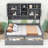 Wooden Daybed with Shelves and 2 Drawers-1443420129-1443420130