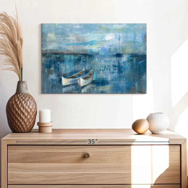 Mehar Two Boats, 16" H x 24" W