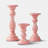 Rose Reverie Pillar Candleholders (Set of 3)
