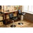 2Pcs Black Bar Stools With Adjustable Height, Soft Seat And Foot Rest For Stability Contemporary Stools, Black, Of 2 - Height Hydraulic, Diamond- Pu Leather Seat, Extraordinary Satisfaction-134643319