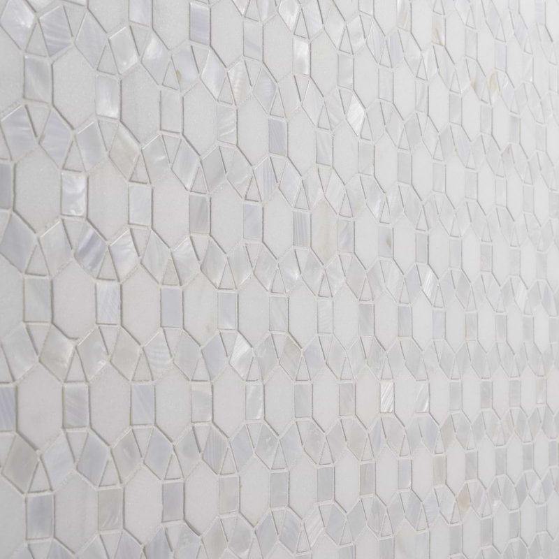 Victoria Pearl Thassos & Shell Tile