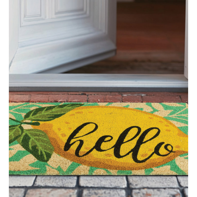 Doormat Coir - Lemon, Lemon