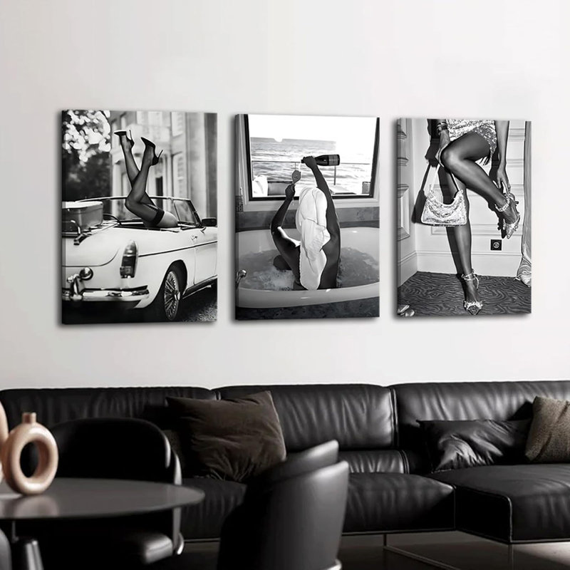 3 Piece Wrapped Canvas Wall Art