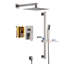 Système de douche à pluie complète Slidea avec valve brute et barre coulissante-63308438