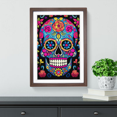 Sugar Skull Pop - Framed Print