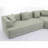 Modular Sofa , Modern Minimalist Style Sofa,  Upholstered ,  Free Combination, Round Fiber Fabric, Anti-Wrinkle Fabric,Dimension Extension-324641199
