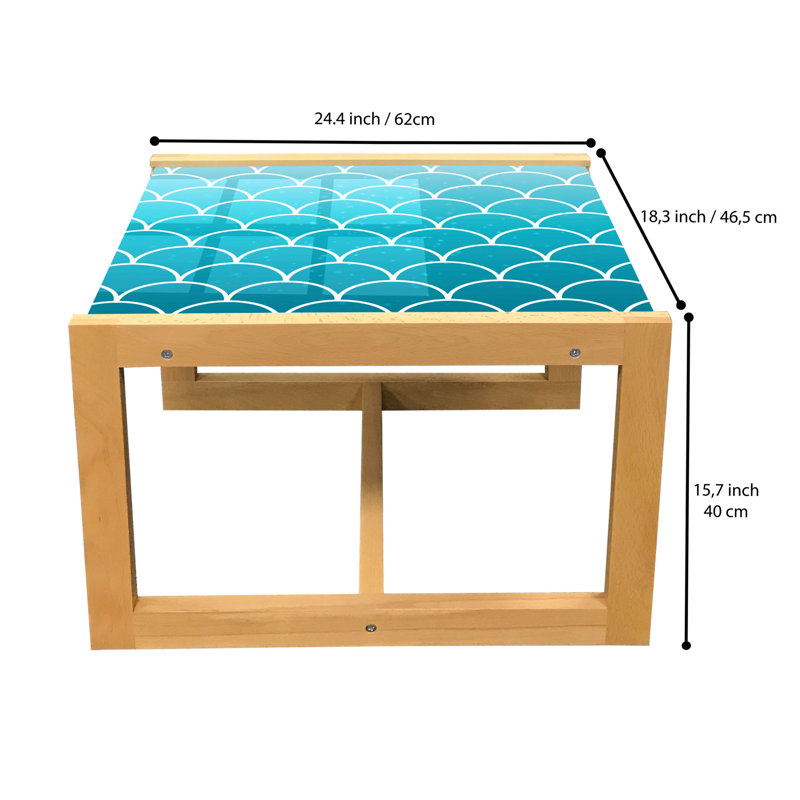 Jaidden Sled Coffee Table, 62cm H x 46cm W x 40cm D