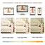 Canapé-lit modulaire à causeuse avec tissu chenille, dossier capitonné, conception ergonomique, mousse haute densité, installation facile et accoudoirs élégants pour le salon-651822347