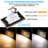 Commercial Grade Dimmable LED Step Lights, Indoor Outdoor Stairway Light, IP65 Waterproof, ETL Listed-62501196