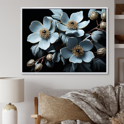 Dogwood noir rêverie sur toile