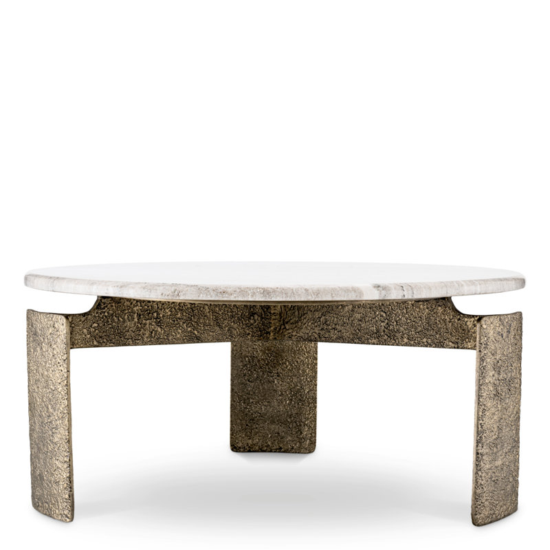 Coffee Table Bodega Antique Brass Finish