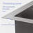Single Bowl Undermount Workstation Kitchen Sink With Deep Basin And Integrated Accessories