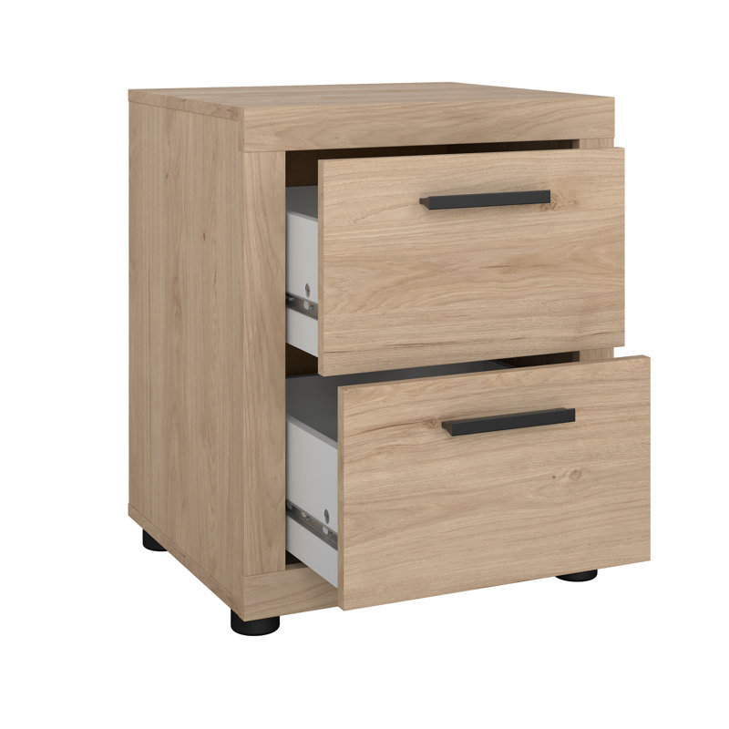 Rorry 2 Drawer Nightstand